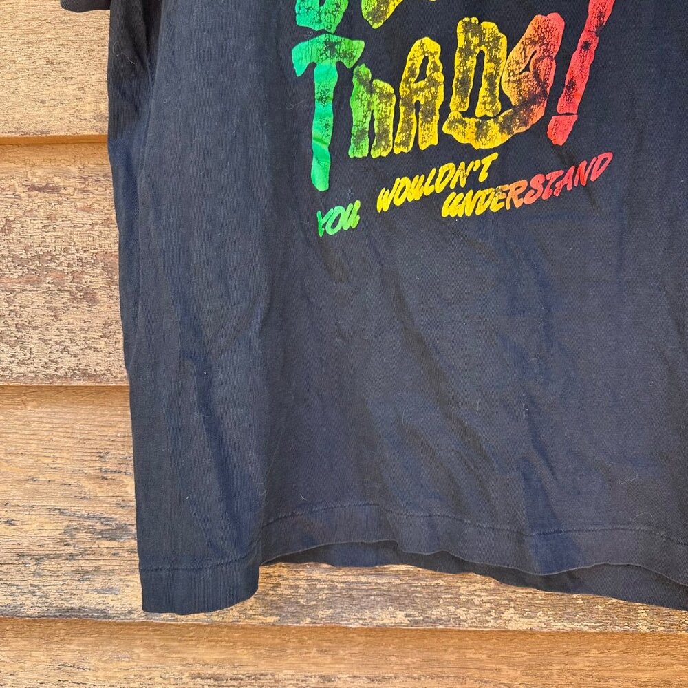 Its A Black Thing Graphic T-Shirt XL Black Short Sleeve Cotton Unisex - Picture 6 of 13